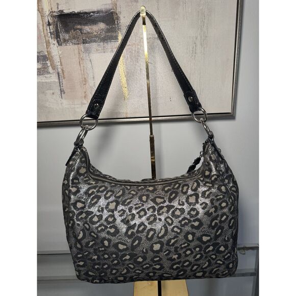 Vintage Coach Leopard Print Shoulder Bag - Picture 2 of 5